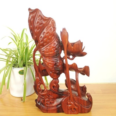 直批南通紅檀木雕 簡約現代手工家居工藝品的升值之選